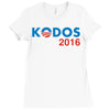 vote for kodos Ladies Fitted T-Shirt