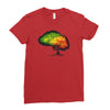 time leaves Ladies Fitted T-Shirt