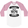 Premium Vintage 1976 3/4 Sleeve Shirt