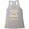 grumpy old crane operator Racerback Tank