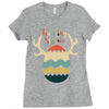 Hunting Season Retro Color 80s Style Ladies Fitted T-Shirt