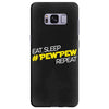 eat, sleep, pewpew, repeat Samsung Galaxy S8 Plus Case