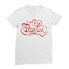 love red Ladies Fitted T-Shirt
