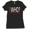 says who wisemenknownothing Ladies Fitted T-Shirt