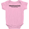 national sarcasm society funny t shirt college s 3xl Baby Onesie