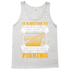 Sit In Church And Think About Fishing Tank Top