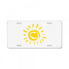 sun License Plate