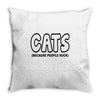 cat lovers Throw Pillow
