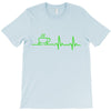 morning coffee heatbeat ekg T-Shirt