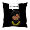 hey auntie killmonger Throw Pillow