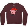 marshmallow prend feu Crewneck Sweatshirt