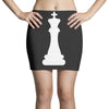 Chess King and Pawn Mini Skirts