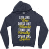 be golden Zipper Hoodie