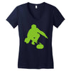 curling Women's V-Neck T-Shirt