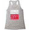 zombie apocalypse response Racerback Tank
