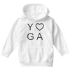 yoga heart Youth Hoodie