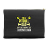 pitbull dad 2 Accessory Pouches