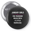 January Girls Pin-back button