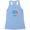 retro los angeles 1984 olympic games Racerback Tank