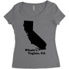 Whale's Vagina CA Women's Triblend Scoop T-shirt
