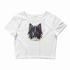 polygon wolf Crop Top