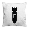 dropping f bomb Throw Pillow