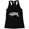 hunting giant hogs Racerback Tank