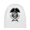 skull with beard Baby Beanies