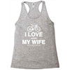 i love when my wife lets me buy another bike Racerback Tank