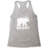 bear deer beer Racerback Tank