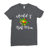 world's best mom Ladies Fitted T-Shirt