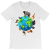 animal polygon around the planet T-Shirt