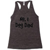 number one dog dad Racerback Tank