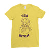 sea bitch Ladies Fitted T-Shirt