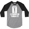 novelty funny humor tee graphic 3/4 Sleeve Shirt