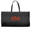 my zombie killing t shirt Weekender Totes