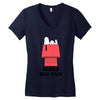 Sleep Big Fan Women's V-Neck T-Shirt