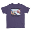 Michelangelo Creation of Adam Youth Tee