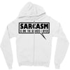 sarcasm services (2) Zipper Hoodie