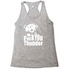 ted fuck you thunder Racerback Tank