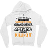 I Never Dreamed I'd Grow Up To Be A Super Cool Grandfather Of Freaking Zipper Hoodie
