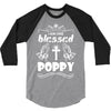 I Am One Blessed Poppy 3/4 Sleeve Shirt