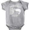 fishing instructions Baby Onesie