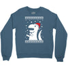 big trex santa ugly christmas Crewneck Sweatshirt