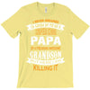 Super Cool Papa Of A Freaking Awesome Grandson T-Shirt