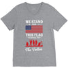 Stand For The Flag We Kneel For The Fallen V-Neck Tee