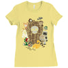pitfalls and perils Ladies Fitted T-Shirt