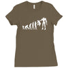 evolution to termination Ladies Fitted T-Shirt