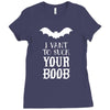 i vant to suck your boob Ladies Fitted T-Shirt