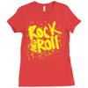 rock music r3 Ladies Fitted T-Shirt